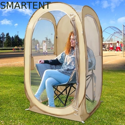 35*35*60 pulgadas Beige impermeable a los rayos UV Protegido Pop Up Tiendas Deportivas Con Fácil Instalación Incluye Carrying Bolsa de estacas Cuerdas proveedor