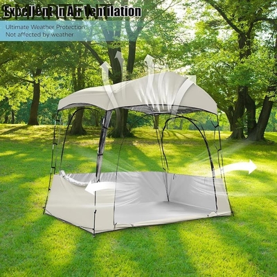 2.41*2.10*1.50M Cuadro de fibra de vidrio fuerte para 6 personas Tiendas deportivas emergentes con protección UV y diseño impermeable proveedor