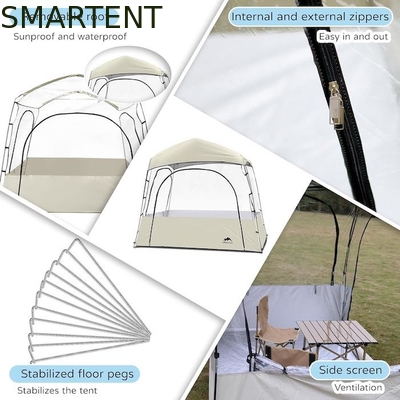 2.41*2.10*1.50M Cuadro de fibra de vidrio fuerte para 6 personas Tiendas deportivas emergentes con protección UV y diseño impermeable proveedor