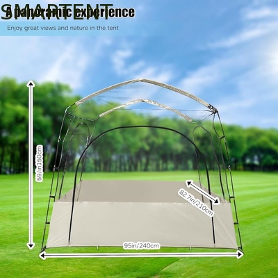 2.41*2.10*1.50M Cuadro de fibra de vidrio fuerte para 6 personas Tiendas deportivas emergentes con protección UV y diseño impermeable proveedor
