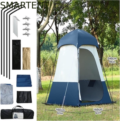 160*160*240CM azul impermeable 210T poliéster Pop Up carpas de privacidad con protección UV para acampar y eventos al aire libre proveedor