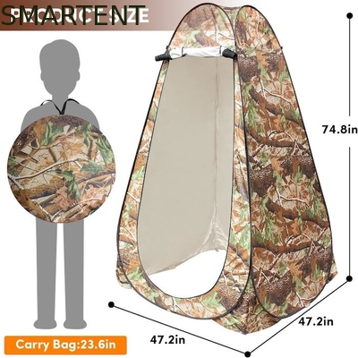 47.2*47.2*74.8 pulgadas Camuflaje personalizado 190T Poliéster Pop Up Tiendas de campaña de privacidad con protección UV Diseño a prueba de agua proveedor