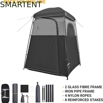 167*167*218CM Poliéster Negro Portable UV Protegido Tiendas de campaña de privacidad pop up con configuración instantánea para eventos al aire libre proveedor