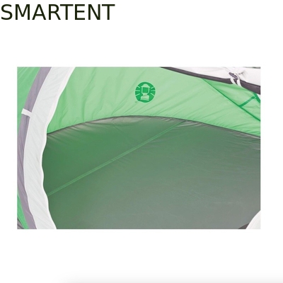135*230*89CM 2-persona de fibra de vidrio verde impermeable poliéster pop up tienda de campamento proveedor