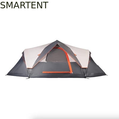 410*210*140CM Grey Polyester 6-Season Pop Up Camping Tent con suelo impermeable / ventanas de malla proveedor