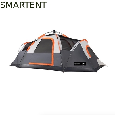 410*210*140CM Grey Polyester 6-Season Pop Up Camping Tent con suelo impermeable / ventanas de malla proveedor