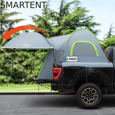 90.5 x 63 x 67'Inch 2 Personas Personalizaciones Verdes Impermeable PU2000 Poliéster Ligero Carpa de camioneta portátil proveedor