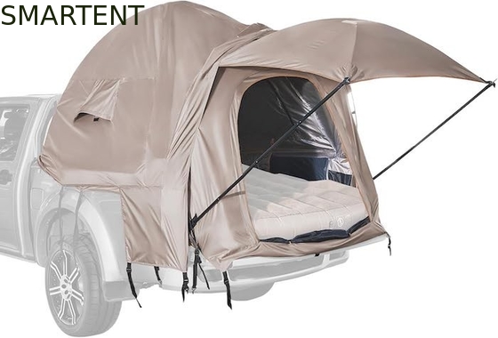 82.7*66.9*66.9 pulgadas Khaki 210D Plata Revestida de poliéster tienda de camioneta con ventanas ventiladas para acampar al aire libre proveedor