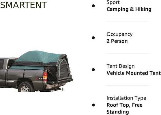2-persona al aire libre rápida configuración de doble color impermeable de poliéster camioneta de acampada tienda de campaña con postes de fibra de vidrio proveedor