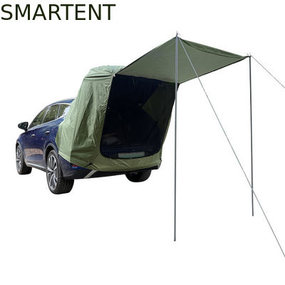 Comprar 200*120*240CM Ejército Verde Impermeable Revestido de Plata Poliéster 210D SUV tienda de campamento Instalación fácil para 2 personas Protección UV Fabricación en línea