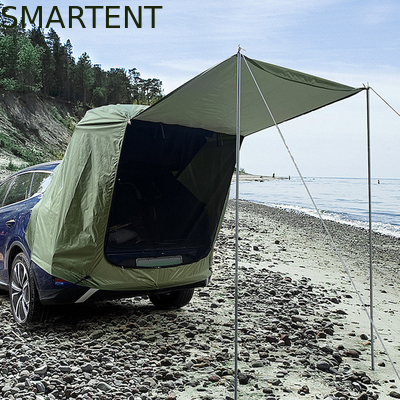 200*120*240CM Ejército Verde Impermeable Revestido de Plata Poliéster 210D SUV tienda de campamento Instalación fácil para 2 personas Protección UV proveedor