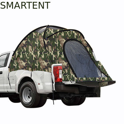 Comprar (200+50) * 170*170CM Camuflaje para todo tiempo Poliéster resistente al agua 210D Pop Up Pickup Truck Tienda trasera para acampar al aire libre Fabricación en línea
