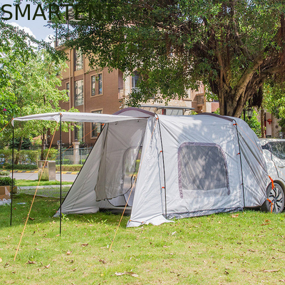 Exterior 260*180*190CM Color gris impermeable PU2000MM Revestido de poliéster 210D fácil de configurar fuera de la carretera vehículo refugio de campamento proveedor