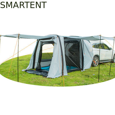 Comprar 149.6*70.8*70.8 pulgadas Grigio Impermeable PU2000MM Revestido de poliéster 210D espaciosa carpa de acampada SUV con protección UV Fabricación en línea