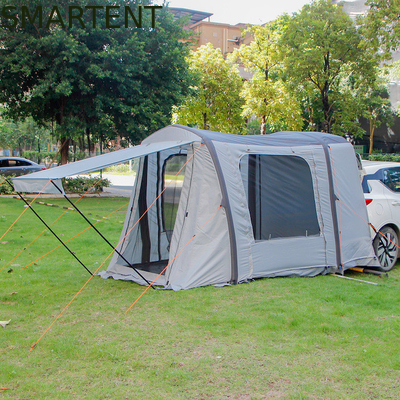 149.6*70.8*70.8 pulgadas Grigio Impermeable PU2000MM Revestido de poliéster 210D espaciosa carpa de acampada SUV con protección UV proveedor