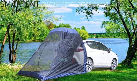 245*200*220CM para 2 personas Poliéster revestido de plata azul 190T Vehículo utilitario deportivo Tienda de campamento a prueba de agua proveedor