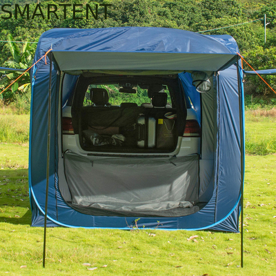 200*200*196CM Plata recubierta 210T Pop UP tienda de campaña SUV con diseño a prueba de agua y malla de protección UV ventanas proveedor