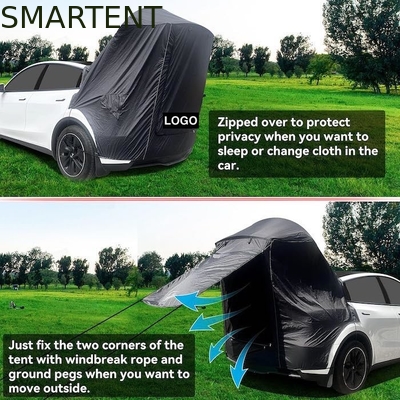 Tienda de campamento Tesla ligera de 4 temporadas de color negro impermeable plateado revestido de poliéster 210D rápida de 10 minutos de instalación proveedor