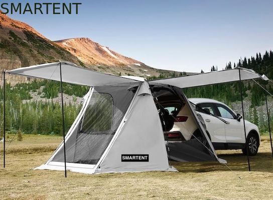 Comprar Tienda de campamento exterior de color gris portátil impermeable recubierta de poliéster con fácil configuración de 10 minutos para 2-4 personas Fabricación en línea