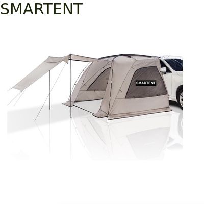 Comprar 2.49*3.20*1.91M Carro portátil gris carpa de acampada impermeable PU3000MM Tejido de poliéster recubierto para aventura al aire libre Fabricación en línea