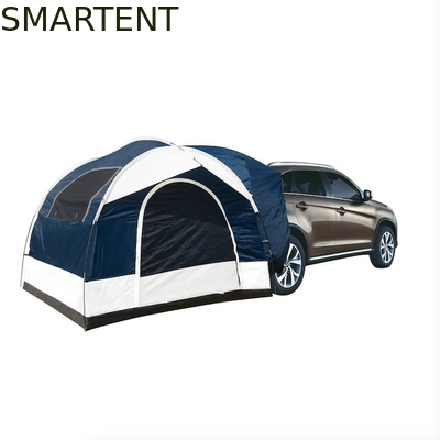 2.44*2.44*2.19M 6 personas azul impermeable poliéster recubierto carpa de acampada con 2 ventanas 4 Temporada de instalación rápida proveedor