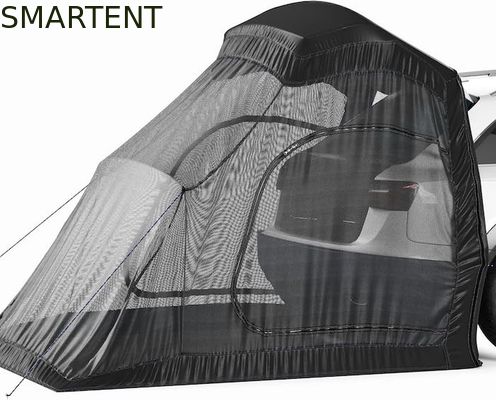 Comprar 183*183*213CM Negro impermeable recubierto de poliéster carpa de acampada carpa compacta refugio para automóviles fácil de instalar para 2-4 personas Fabricación en línea