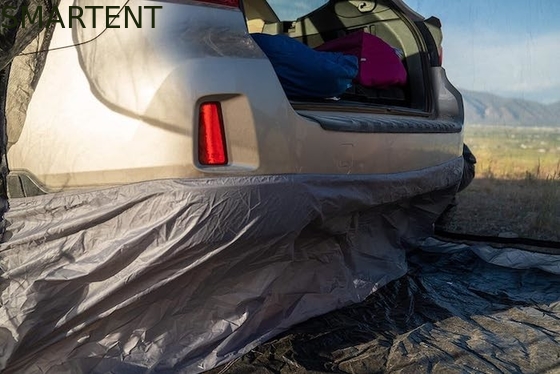 183*183*213CM Negro impermeable recubierto de poliéster carpa de acampada carpa compacta refugio para automóviles fácil de instalar para 2-4 personas proveedor