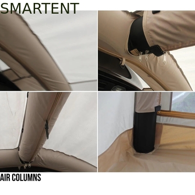 660*290*180CM Instalación fácil Khaki 210D Ocford Inflable Tesla Camping Tienda 4 Temporada refugio con mosca de lluvia proveedor