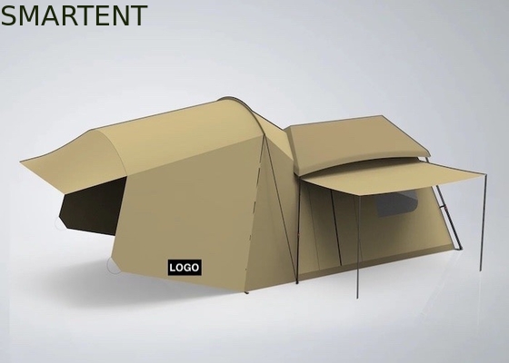 Tienda de campamento de fibra de vidrio de poliéster con revestimiento ligero para Tesla 3 Temporada Modelo gris impermeable Rápido 10 minutos de configuración proveedor