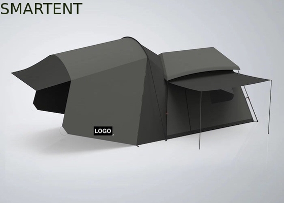 Tienda de campamento de fibra de vidrio de poliéster con revestimiento ligero para Tesla 3 Temporada Modelo gris impermeable Rápido 10 minutos de configuración proveedor