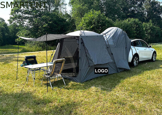 330*240*210CM Tienda de campamento Tesla ligera, automática gris, impermeable PU2000MM, recubierta de poliéster 210D para 4 personas proveedor