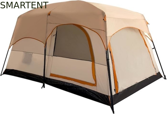 4-persona 3.3*2.1*1.85M al aire libre todo tiempo Khaki impermeable recubierto de poliéster 2-House Design tienda de campamento proveedor