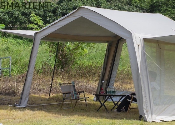 6-Peroson 280*360*230CM Relájese y relájese Gran carpa de campamento inflable Carro para recoger refugio solar para viajes al aire libre proveedor