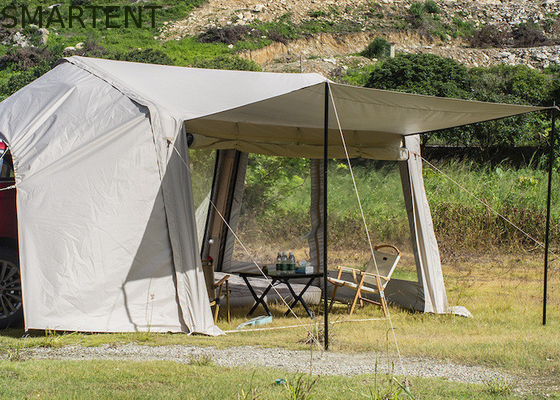 6-Peroson 280*360*230CM Relájese y relájese Gran carpa de campamento inflable Carro para recoger refugio solar para viajes al aire libre proveedor