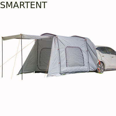Comprar 260*180*190CM impermeable PU2000MM recubierto gris 210D poliéster toda temporada tienda de techo familiar con dos puertas y ventanas Fabricación en línea