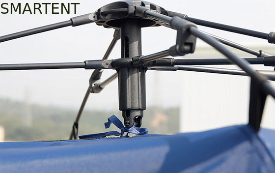210*165*176CM Azul 210D Poliéster Impermeable Marco automático de fibra de vidrio Carpa de camioneta proveedor
