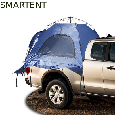 210*165*176CM Azul 210D Poliéster Impermeable Marco automático de fibra de vidrio Carpa de camioneta proveedor