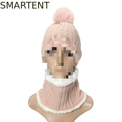 Outdoor Eco Friendly Rpet 2Pcs Set Kids Beanie Collar Calentador Apoyo de marca renovable Comercio justo personalizado proveedor