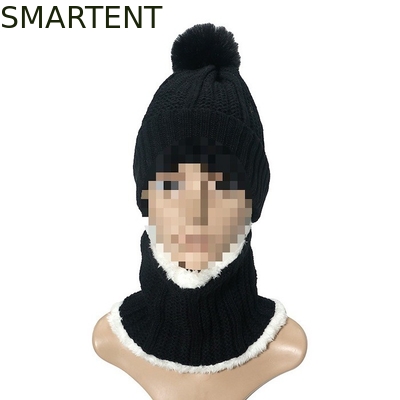 Outdoor Eco Friendly Rpet 2Pcs Set Kids Beanie Collar Calentador Apoyo de marca renovable Comercio justo personalizado proveedor