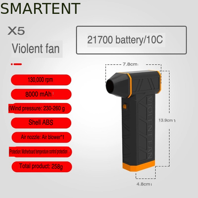 Lleva el senderismo al siguiente nivel portátil portátil violento ventilador fresco accesorios de campamento diseño de metal proveedor