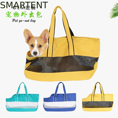 Bolsa de viaje suave de tela para mascotas, adecuada para perros/gatos/conejos, tu compañera de viaje definitiva proveedor