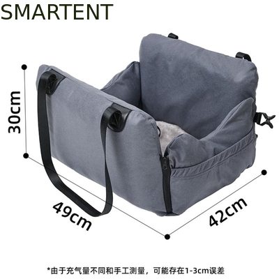 42*49*30CM Cute suministros para mascotas gris Bolso de aire multifuncional para automóviles Nido de mascotas conveniente para viajar Bolso para mascotas de gato y perro proveedor