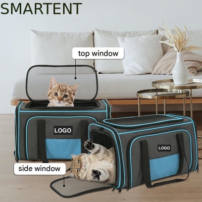 Bolsa para gatos de 20.2*12.5*12 pulgadas para salir, suministros para mascotas muy duraderos y bonitos, no tóxicos, duraderos y lavables. El paquete incluye 1 X Suministros para mascotas Rosa/Azul/Verde proveedor