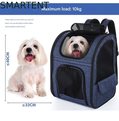 Exterior 33.5*27*42CM Azul Cationic Oxford Extensible Mujer de viaje Mochila de viaje Tejido suave Hermosas necesidades de mascotas para sus compañeros satisfechos proveedor