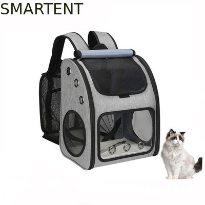 Bolsa de viaje expandible para mascotas al aire libre de 34*27*42.5CM, suministros para mascotas no tóxicos y lindos para unisex en gris. Características: Duradero, lavable proveedor