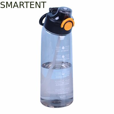Comprar Botellas de agua para entrenamiento de 700 ml con anillo aromático ecológico, sin BPA, con pajita y duraderas para las necesidades de tu negocio Fabricación en línea