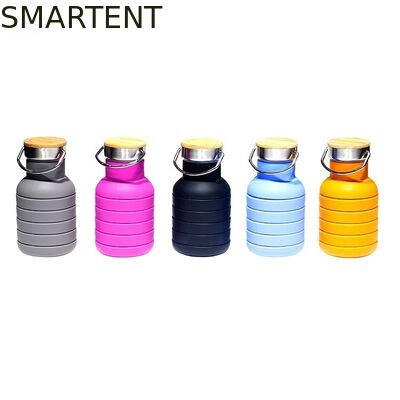EEC Certified BPA Free Foldable Silicone Water Bottles For Active And Healthy Lifestyle proveedor