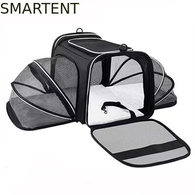 Comprar Perros Gatos y Conejos Suministros lindos para mascotas Estilo juguetón Juego para masticar Funciones para dormir Poliéster catiónico gris Bolso multiusos para viajes al aire libre Fabricación en línea