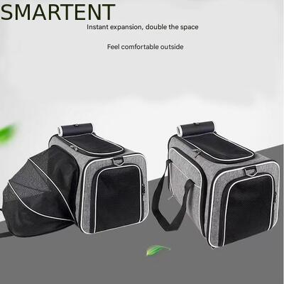 Dogs Cats and Rabbits Cute Pet Supplies Playful Style Chew Play Sleep Functions Gray Cationic Polyester Multi-Purpose Outdoor Travel Carry HandBag proveedor