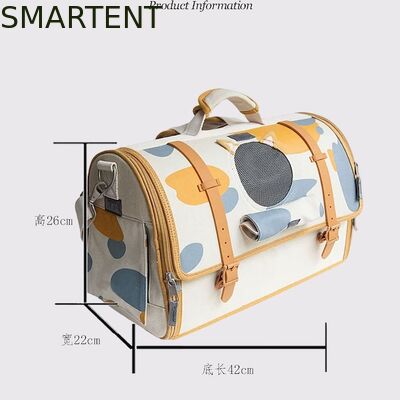 42*22*26cm Moda moderna de gran capacidad conveniente transpirable de Oxford cómodo portador de mascotas mochila de paseo para todos los días proveedor
